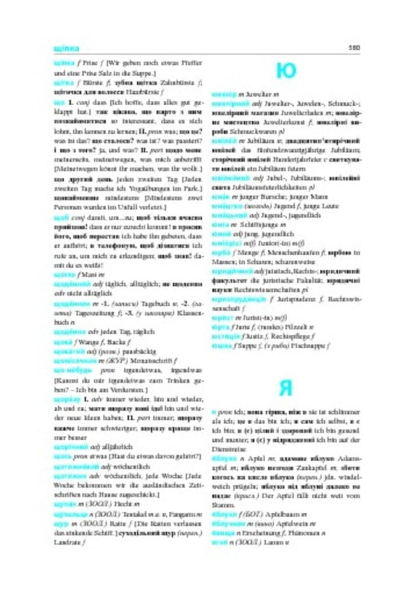 German-Ukrainian and Ukrainian-German dictionary with CD / Німецько-український та українсько-німецький словник з компакт-диском Евангелина Каминская, Дорота Мисек 978-966-10-1177-8-5