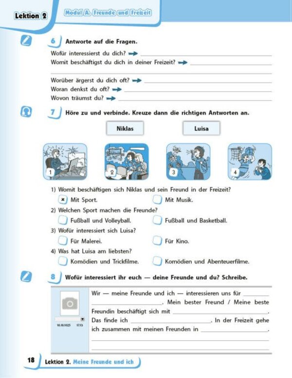 German Language. 8Th Grade Workbook Deutsch Mit Truffel! - Нмецька мова. 8 клас. Робочий зошит Deutsch mit Truffel! Svetlana Sotnikova, Anna Gogoleva - Свтлана Сотникова, Анна Гоголва 9786170998996-6