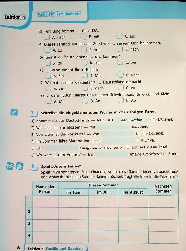 German language. 7th grade. Workbook for the textbook Deutsch mit Trueffel! / Німецька мова. 7 клас. Робочий зошит до підручника Deutsch mit Trueffel! Светлана Сотникова, Анна Гоголева 978-617-09-8926-0-6