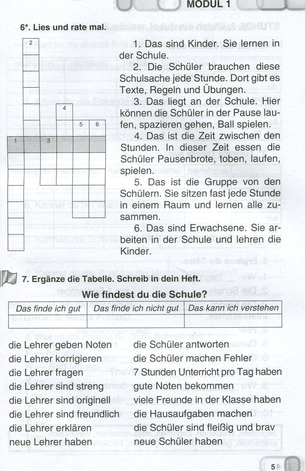 German language. A workbook. 7th grade / Німецька мова. Робочий зошит. 7 клас Марина Сидоренко 978-966-349-540-8-4