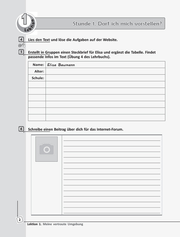 German language. Grade 10. A workbook / Німецька мова. 10 клас. Робочий зошит Светлана Сотникова, Анна Гоголева 9786170947239-3