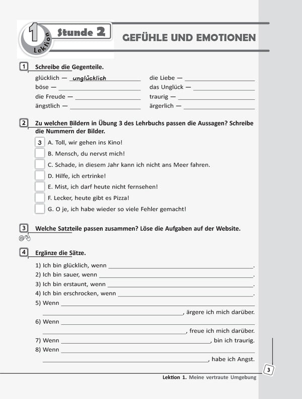 German language. Grade 10. A workbook / Німецька мова. 10 клас. Робочий зошит Светлана Сотникова, Анна Гоголева 9786170947239-4