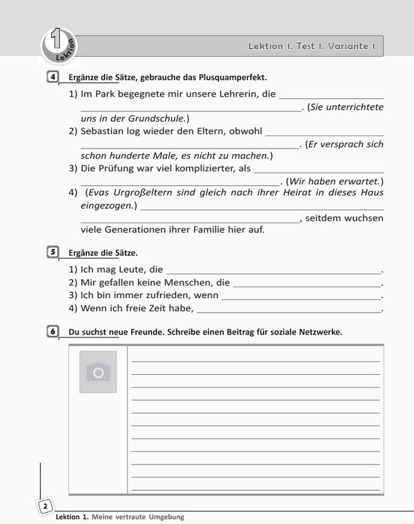 German language. Grade 10. Test notebook / Німецька мова. 10 клас. Тестовий зошит Светлана Сотникова, Анна Гоголева 9786170947840-3