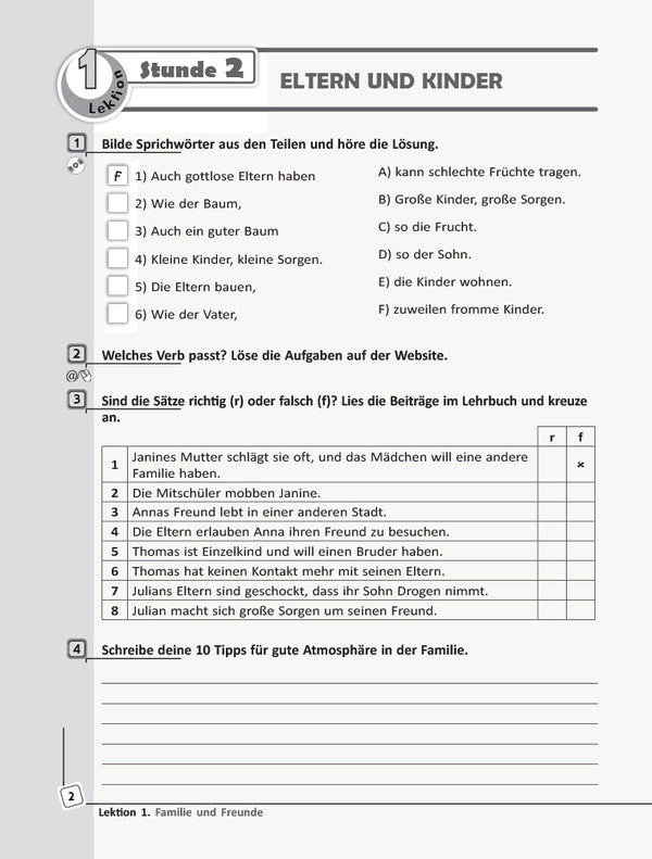 German language. Grade 11. A workbook / Німецька мова. 11 клас. Робочий зошит Светлана Сотникова, Анна Гоголева 9786170958921-3