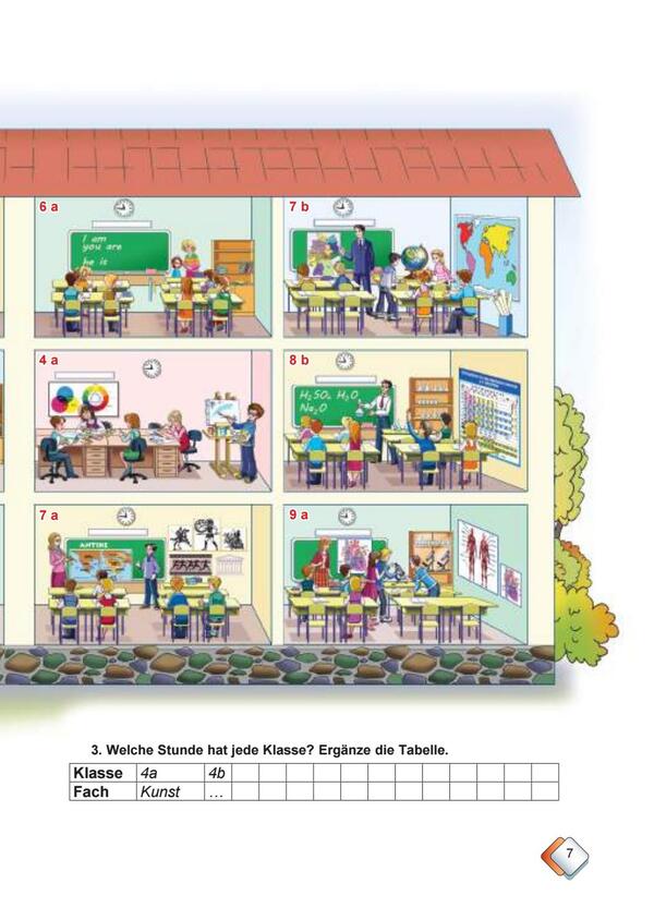 German language, 6th grade. Textbook / Німецька мова, 6 клас. Підручник М. Сидоренко 978-966-349-500-2-4