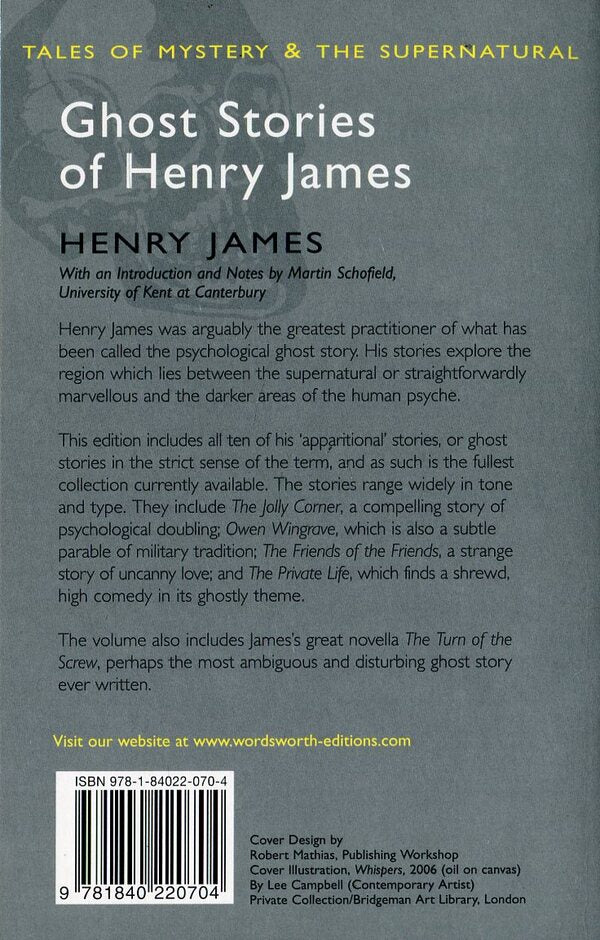 Ghost Stories of Henry James / Ghost Stories of Henry James Генри Джеймс 9781840220704-2