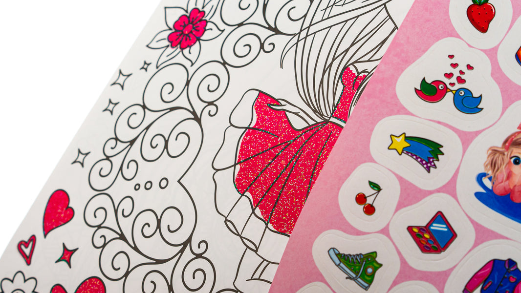 Glam Art. Glowing coloring pages. Beauty salon / Glam Art. Сяючі розмальовки. Салон краси  4823076148836-5