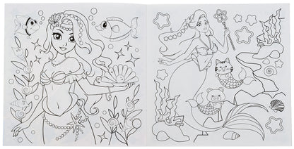 Glam Art. Glowing coloring pages. Mermaids / Glam Art. Сяючі розмальовки. Русалочки  4823076148843-4