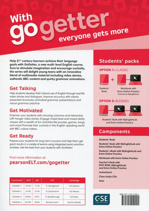 GoGetter 1. Workbook / GoGetter 1. Workbook Лиз Килби, Дженнифер Хит, Кэтрин Брайт 9781292210001-2