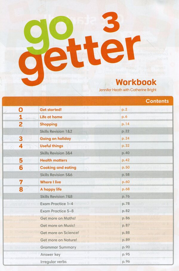 GoGetter 3. Workbook / GoGetter 3. Workbook Дженнифер Хит, Кэтрин Брайт 9781292210063-3
