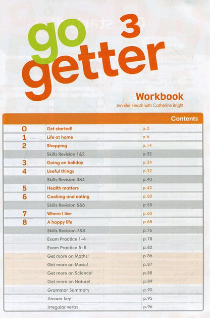 GoGetter 3. Workbook / GoGetter 3. Workbook Дженнифер Хит, Кэтрин Брайт 9781292210063-3