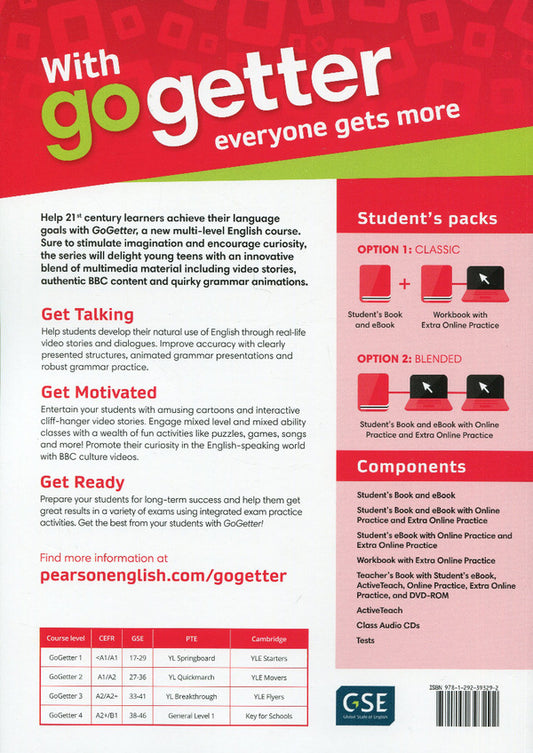 Go Getter 1. Student's Book + eBook / Go Getter 1. Student's Book + eBook Сэнди Зервас, Кэтрин Брайт 978-1-292-39329-2-2