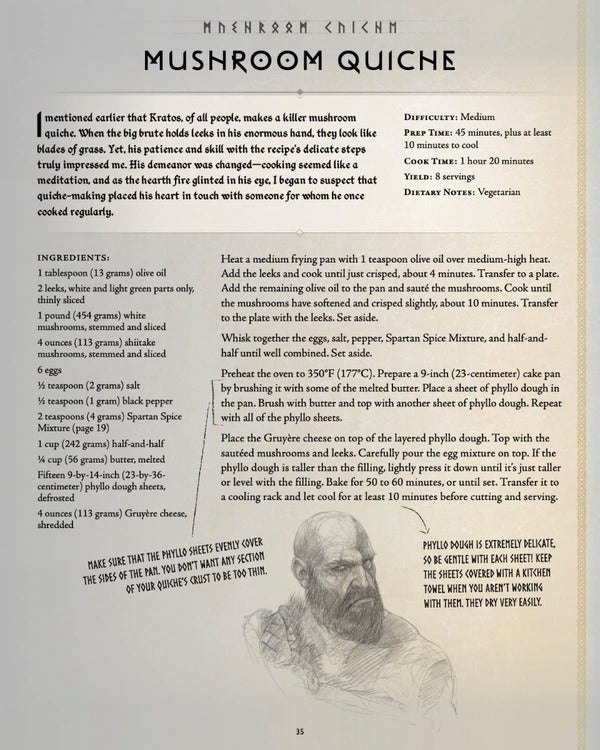 God Of War. The Official Cookbook Victoria Rosenthal, Rick Barba / Виктория Розенталь, Рик Барба 9781803361031-3
