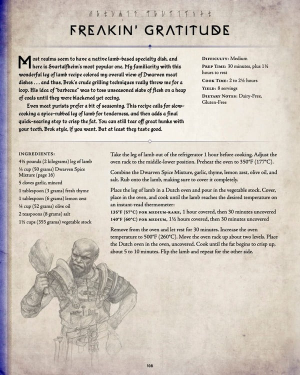 God Of War. The Official Cookbook Victoria Rosenthal, Rick Barba / Виктория Розенталь, Рик Барба 9781803361031-4