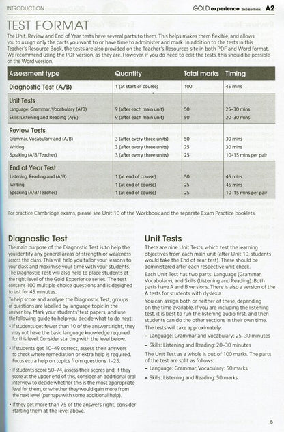 Gold Experience. Teacher's Resource Book. A2 / Gold Experience. Teacher's Resource Book. A2  978-1-292-19435-6-4