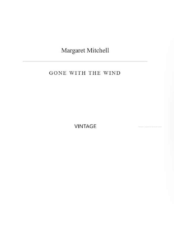 Gone with the Wind / Gone with the Wind Маргарет Митчелл 9781784876111-3