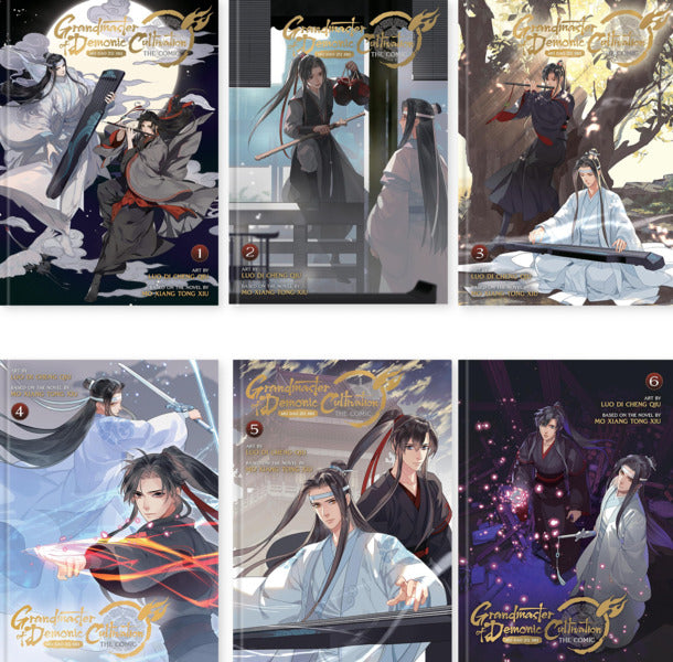 Grandmaster Of Demonic Cultivation: Mo Dao Zu Shi The Comic - Manhua Set Of 6 Books Mosyan Tonsev - Мосян Тонсв 9781638585237,9781638586258,9781638588511,9781685797645,9781685797652,9781685797768-1