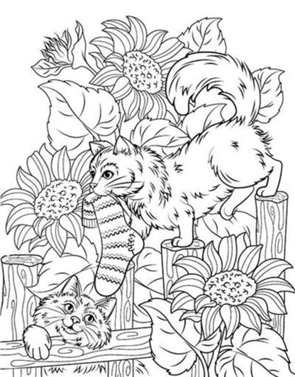 Great Book Of Coloring: Cats And Dogs (B) / Велика книга розмальовок : Коти та собаки (у) Yulia Kasparova / Джулія Каспарова 9789667617608-3
