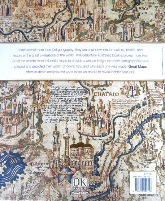 Great Maps. The World's Masterpieces Explored And Explained Jerry Brotton / Джерри Броттон 9781409345718-2