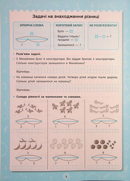 Great simulator. 1-2 class. Tasks / Великий тренажер. 1-2 клас. Задачі Елена Собчук 978-617-544-473-3-5