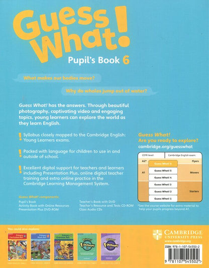 Guess What! Level 6 / Guess What! Level 6 Pupil's Book Сюзанна Рид, Кей Бэнтли 978-1-107-54550-2-2