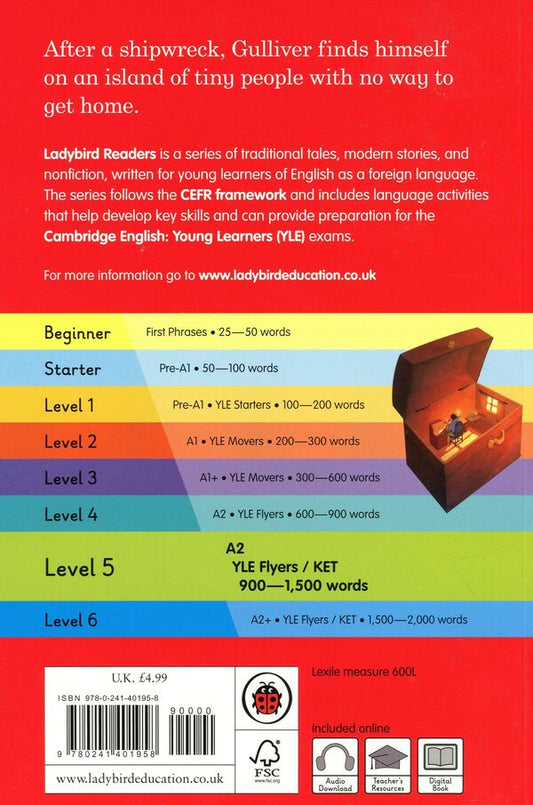 Gulliver's Travels. Ladybird Readers Level 5 / Gulliver's Travels. Ladybird Readers Level 5  9780241401958-2