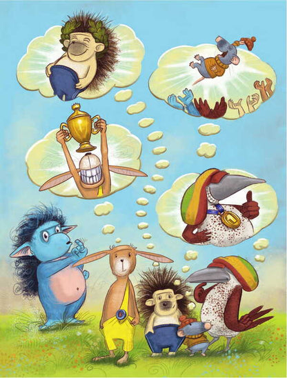 Gurcotrol Wants To Be The First / Гуркотроль хоче бути першим Barbara Van Dan Shpeulhof, Aprilkind / Барбара Ван ден Шпеулгоф, Квіткінд 9789661090490-4