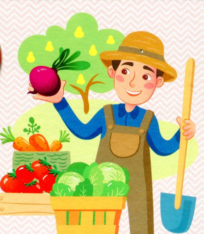 Half puzzles. Professions / Пазли-половинки. Професії Елена Ольховская -4