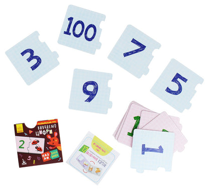 Half puzzles. We study numbers / Пазли-половинки. Вивчаємо цифри  9789667497958-4