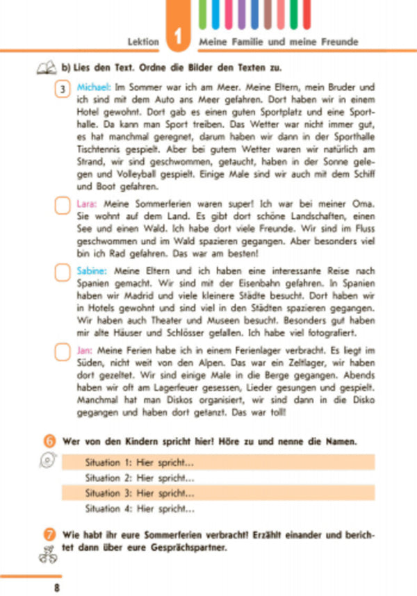 Hallo, friends! Textbook of the German language. 8th grade / Hallo, Freunde! Підручник з німецької мови. 8 клас Светлана Сотникова 978-617-09-2862-7-6