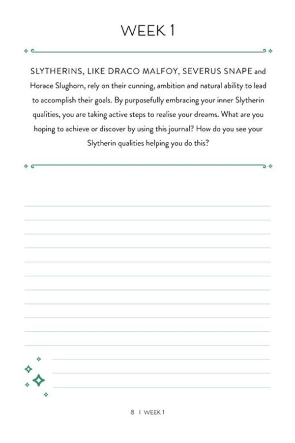 Harry Potter Ambition. A Guided Journal For Embracing Your Inner Slytherin / Author not specified 9781787419599-6