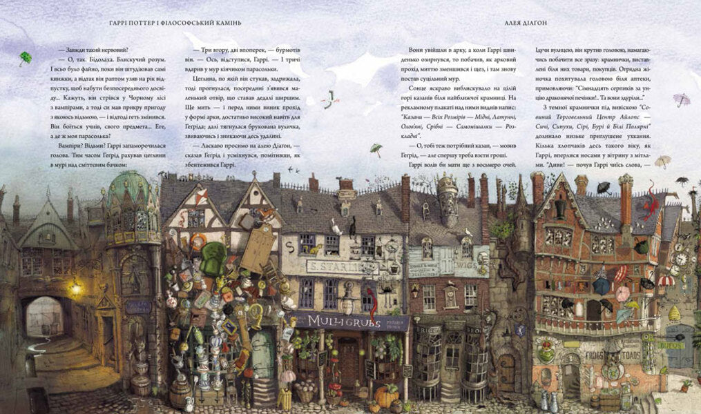 Harry Potter And The Philosophers Stone.Illustrated Edition - Гарр Поттер  флософський камнь. люстроване видання Joan Rowling - Джоан Роулнг 9786175851005-6
