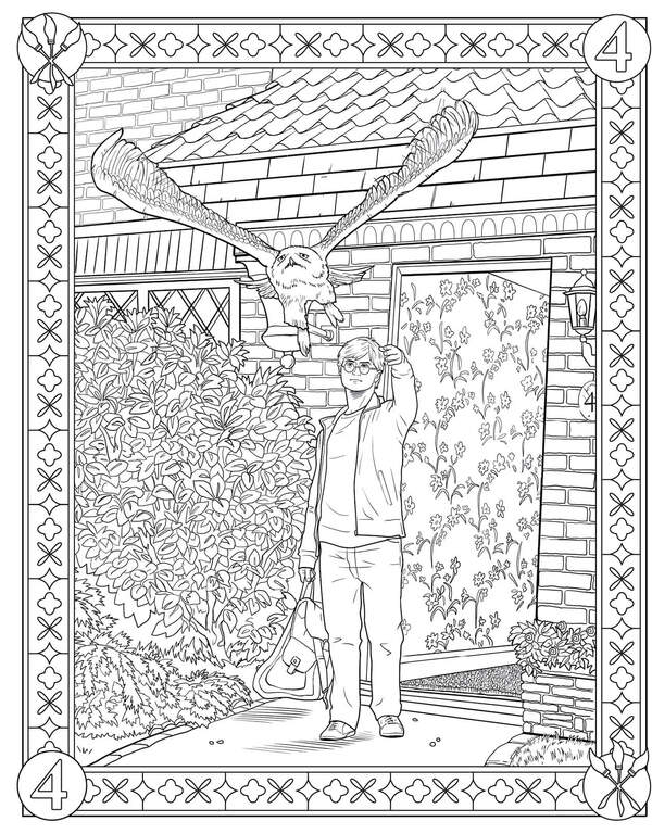 Harry Potter Coloring Book - Гарр Поттер Розмальовка - Author not specified 9786175294208-4