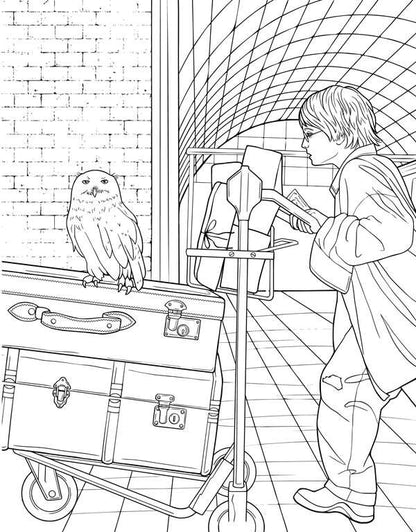Harry Potter Hogwarts Official Coloring Page - Гарр Поттер Говортс Офцйна розмальовка - Author not specified 9786175294222-4