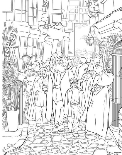 Harry Potter Magical Places And Characters Coloring Book - Гарр Поттер Магчн мсця та персонаж Розмальовка - Author not specified 9786175294215-4
