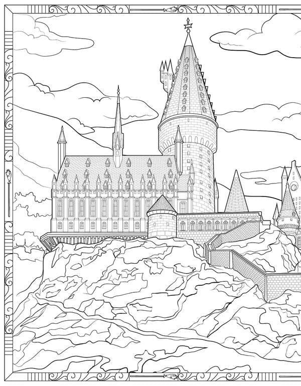 Harry Potter Magical Places And Characters Coloring Book - Гарр Поттер Магчн мсця та персонаж Розмальовка - Author not specified 9786175294215-5