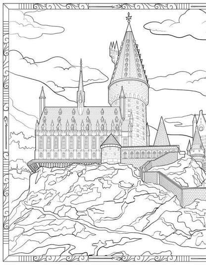 Harry Potter Magical Places And Characters Coloring Book - Гарр Поттер Магчн мсця та персонаж Розмальовка - Author not specified 9786175294215-5