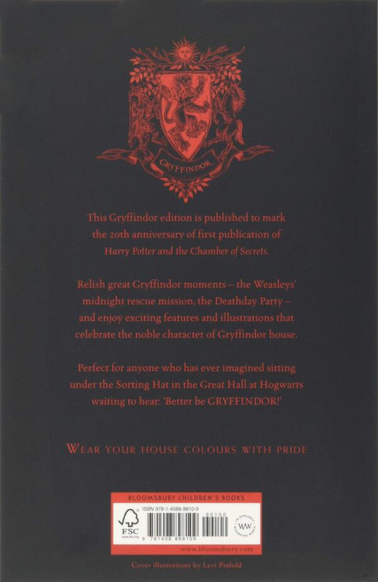 Harry Potter and the Chamber of Secrets - Gryffindor Edition / Harry Potter and the Chamber of Secrets - Gryffindor Edition Джоан Роулинг 9781408898109-2