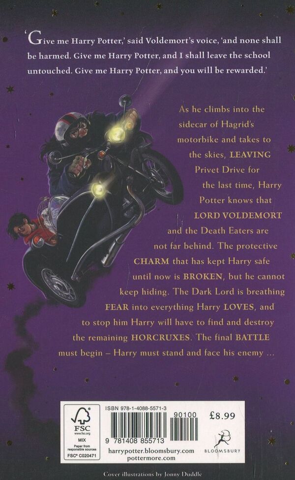 Harry Potter and the Deathly Hallows / Harry Potter and the Deathly Hallows Джоан Роулинг 9781408855713-1