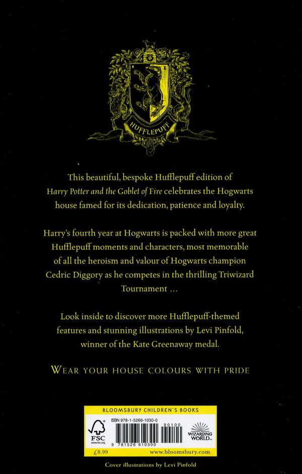 Harry Potter and the Goblet of Fire (Hufflepuff Edition) / Harry Potter and the Goblet of Fire (Hufflepuff Edition) Джоан Роулинг 9781526610300-2
