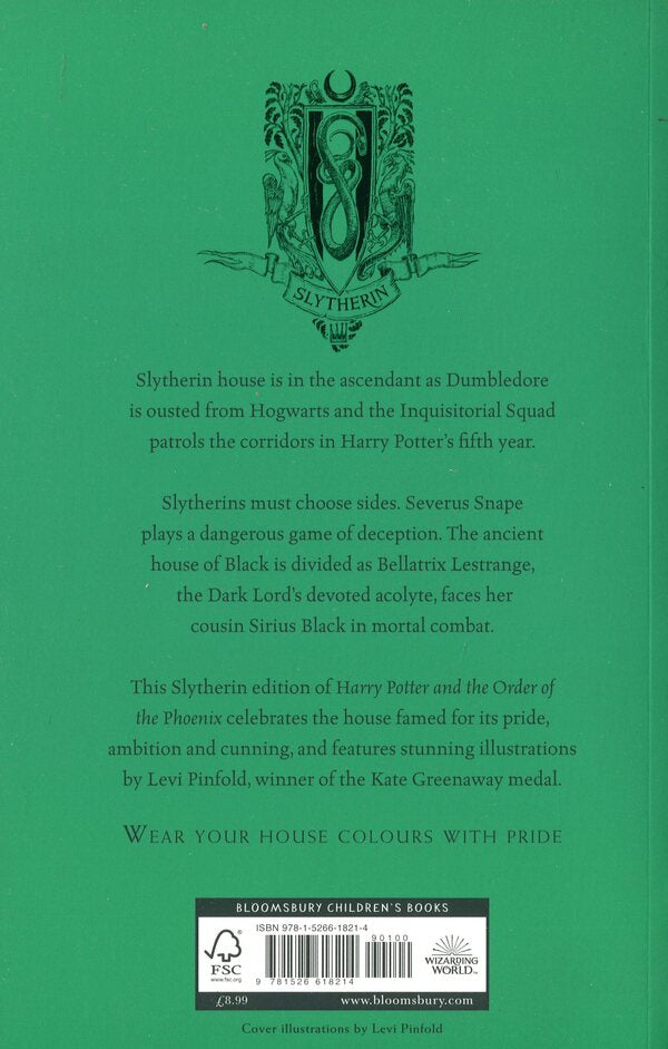 Harry Potter and the Order of the Phoenix. Slytherin Edition / Harry Potter and the Order of the Phoenix. Slytherin Edition Джоан Роулинг 9781526618214-2