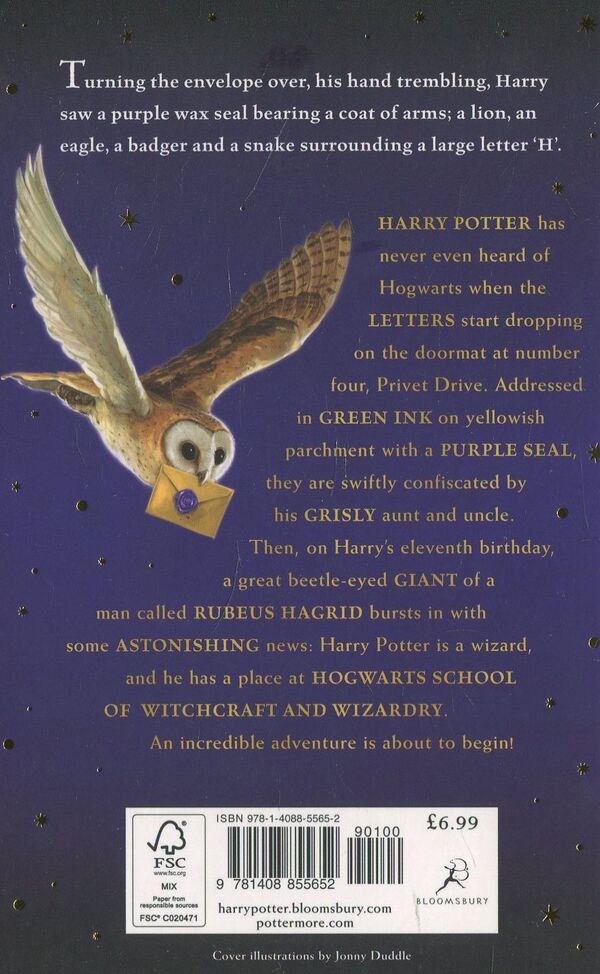 Harry Potter and the Philosopher's Stone / Harry Potter and the Philosopher's Stone Джоан Роулинг 978-1-4088-5565-2-1