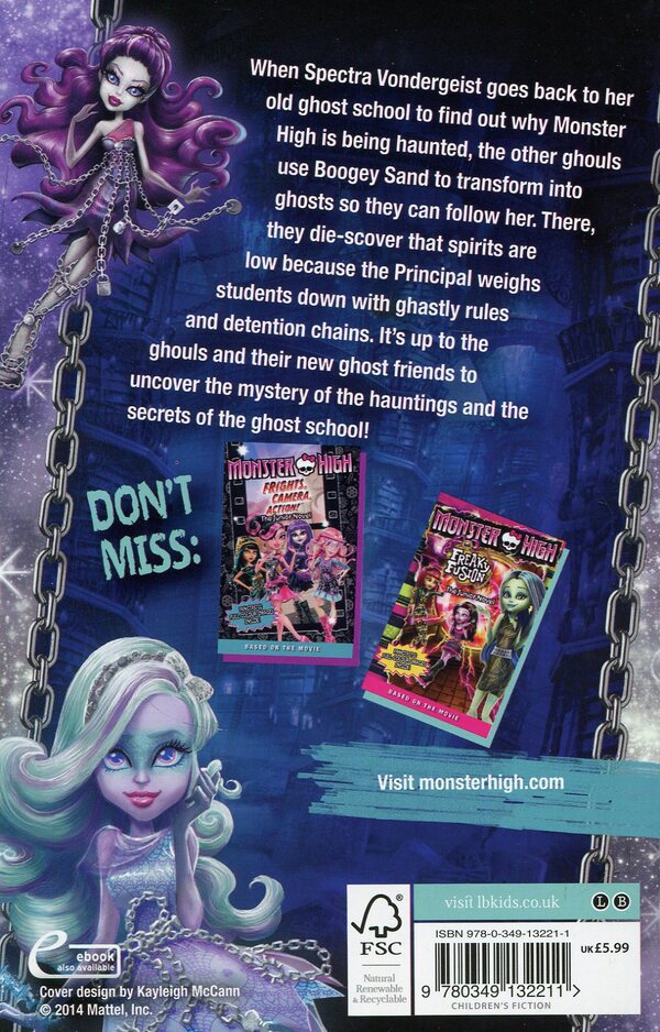 Haunted: The Junior Novel (Monster High) Perdita Finn / Пердита Финн 9780349132211-2