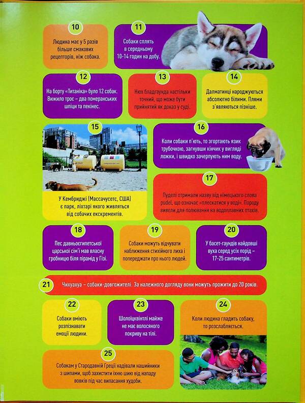 Haw! 100 Interesting Facts About Dogs / Гав! 100 цікавих фактів про собак Elizabeth Karny / Елізабет Карні 9786171600447-5