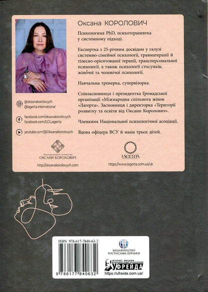He. She. They. Together. The path from self-understanding to building harmonious relationships / Він. Вона. Вони. Разом. Шлях від розуміння себе до побудови гармонійних стосунків Оксана Королович 9786177840632-2