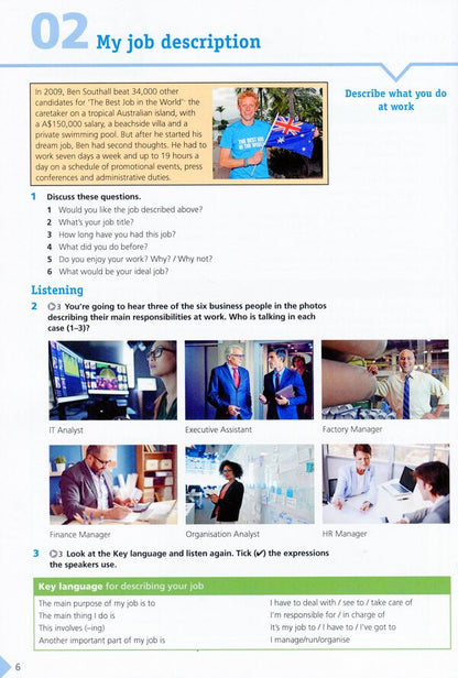 Heads up B2. Spoken English for business. Student's Book with audios / Heads up B2. Spoken English for business. Student's Book with audios Марк Тулип 978-3-12-501317-9-6