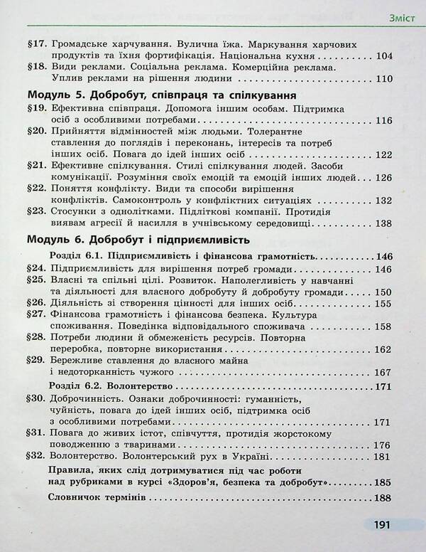 Health, Safety And Welfare. 6Th Grade / Здоров’я, безпека та добробут. 6 клас Olga Taglyna / Ольга Тагліна 9786170985132-4