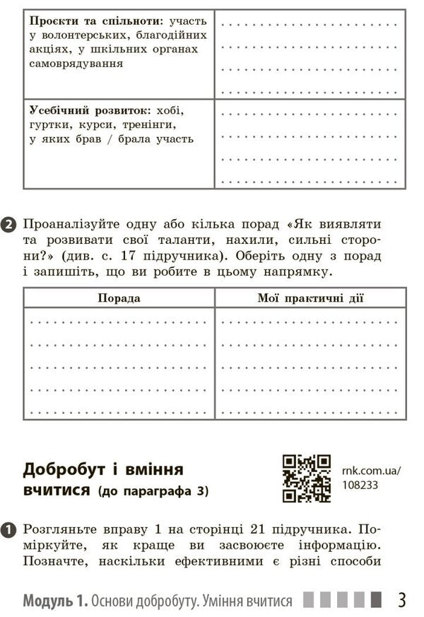 Health, Safety And Welfare. 7Th Grade. Workbook / Здоров'я, безпека та добробут. 7 клас. Робочий зошит Elena Shiyan, Vasyl Dyakiv, Alevtyna Sedochenko, Olga Taglyna / Елена Шиян, Василий Дякив, Алевтина Седоченко, Ольга Таглина 9786170989505-5