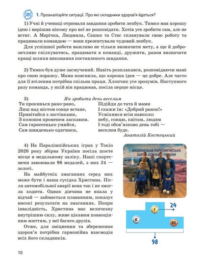 Health, safety and welfare. 5th grade / Здоров'я, безпека та добробут. 5 клас Светлана Василенко, Яна Коваль, Лариса Колотий 978-966-945-352-5-3