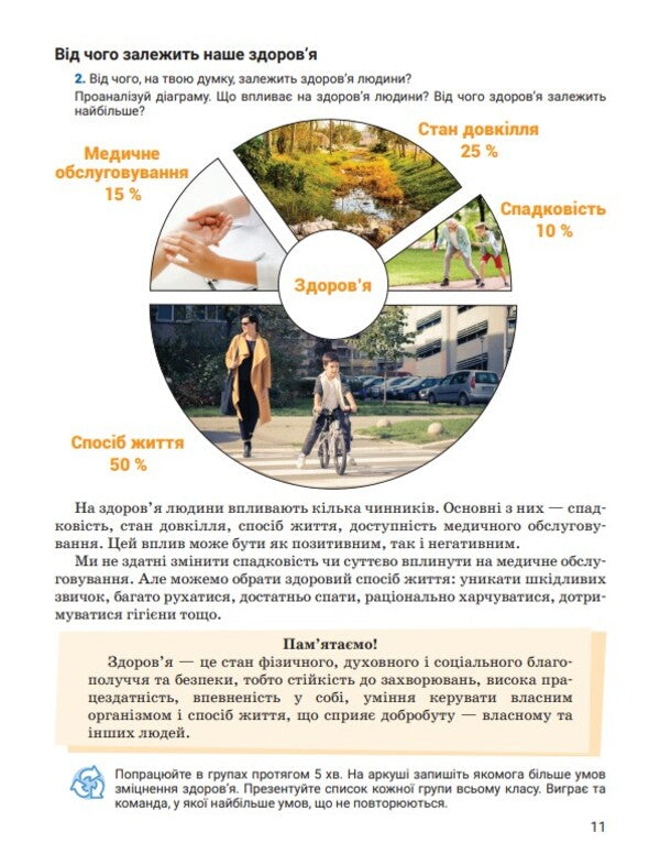 Health, safety and welfare. 5th grade / Здоров'я, безпека та добробут. 5 клас Светлана Василенко, Яна Коваль, Лариса Колотий 978-966-945-352-5-4